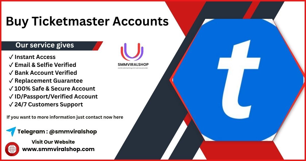 Buy Ticketmaster Accounts